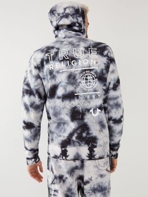 TIE DYE ZIP HOODIE