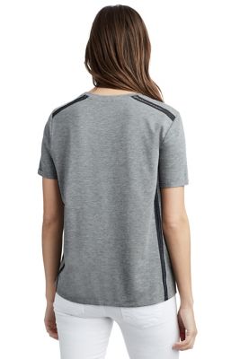 WOMENS FLORAL PANEL TEE