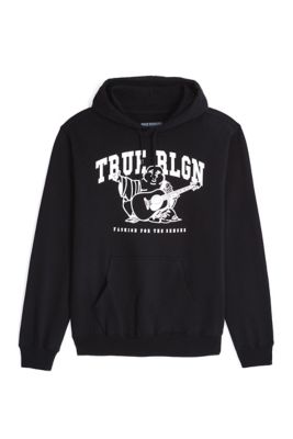 True Religion Men's Buddha Logo Zip Hoodie
