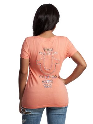 WOMENS HOLOGRAPHIC GRAPHIC TEE