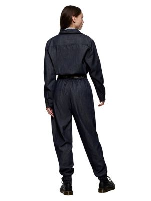 DENIM UTILITY JUMPSUIT