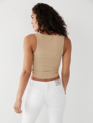 HENLEY CROP TANK