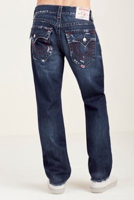 STRAIGHT FLAP RED STITCH MENS JEAN True Religion