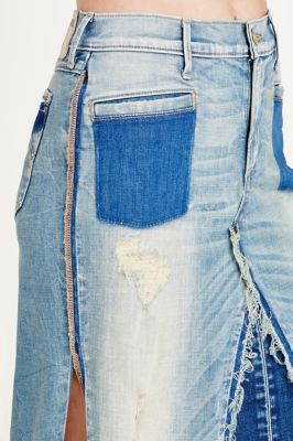 PIECED DENIM WOMENS SKIRT True Religion