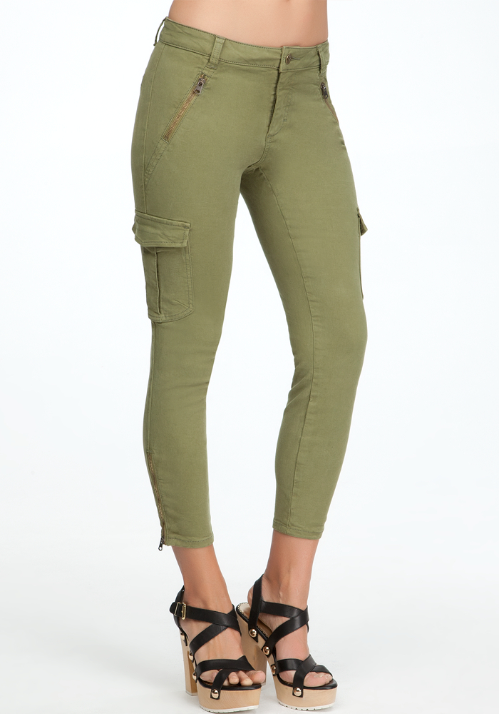 Zipper Cargo Skinny Pant Fashion Collection