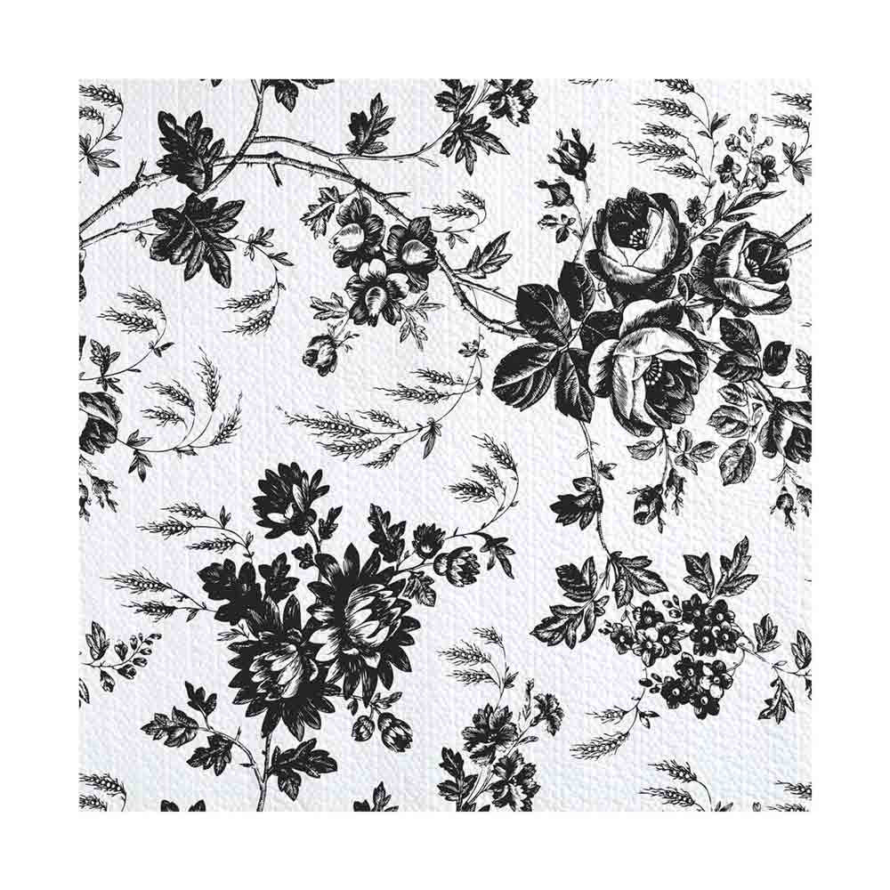 Magic Cover Vinyl Top Liner 12 in. x 30 in. Toile Black