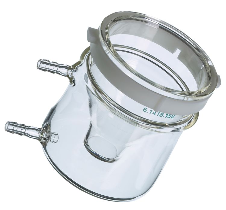 Titration vessel with thermostat jacket / 570 mL Metrohm