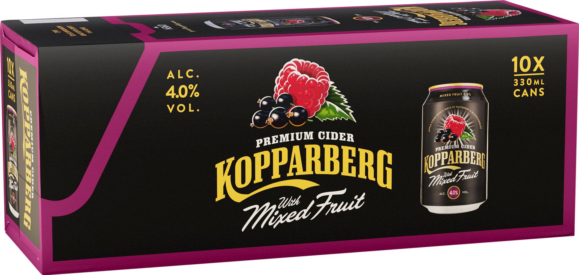 Kopparberg Mixed Fruit Cider 10x330ml Waitrose Cellar