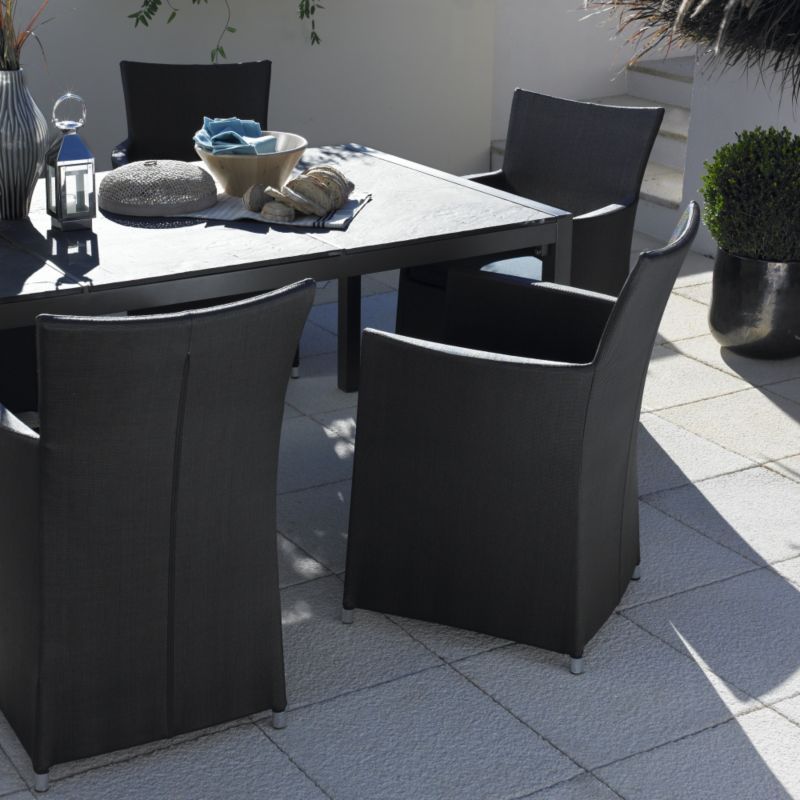 Blooma Samoa Garden Patio Dining Table with Two Chairs