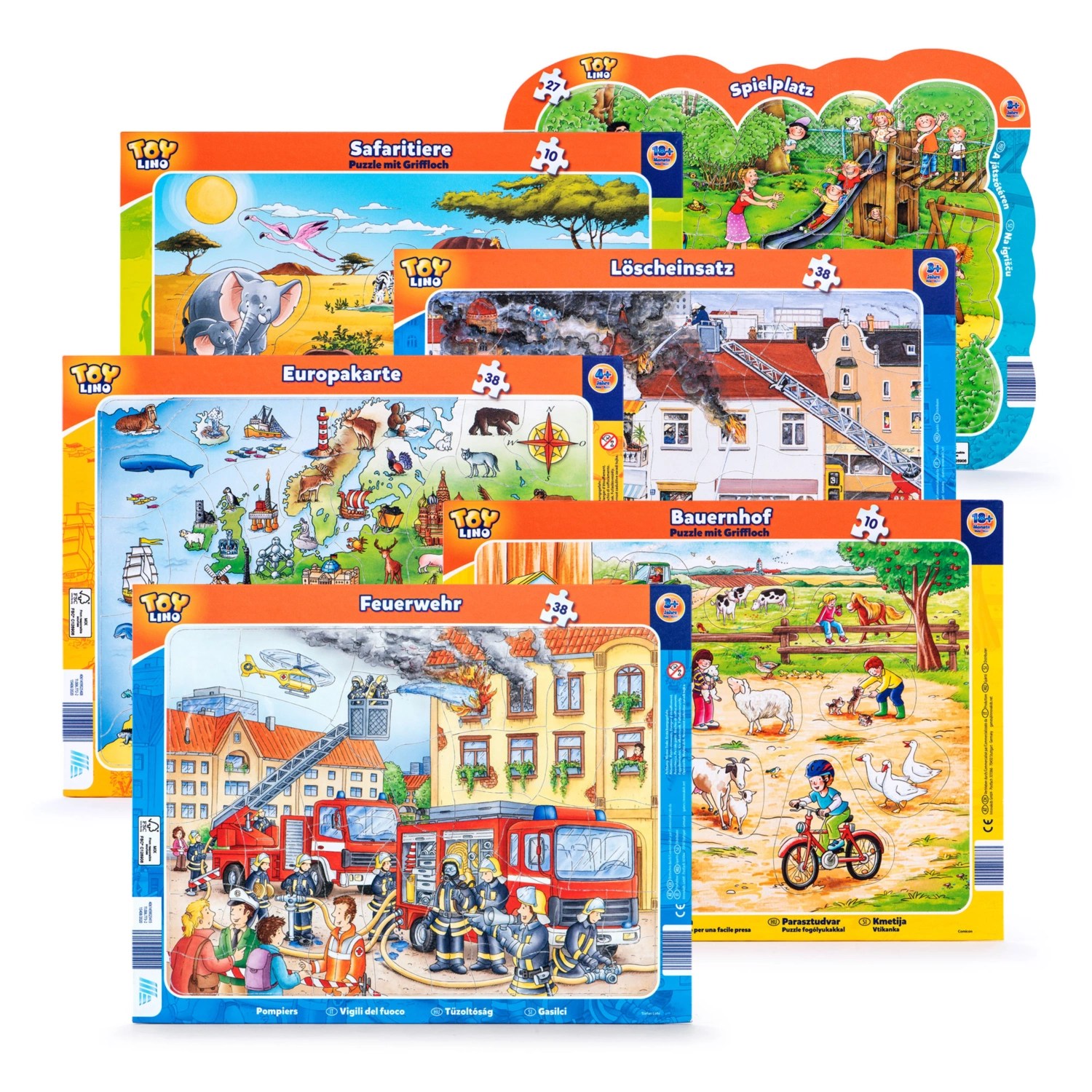 TOYLINO KinderRahmenPuzzle, Doppelpkg. HOFER