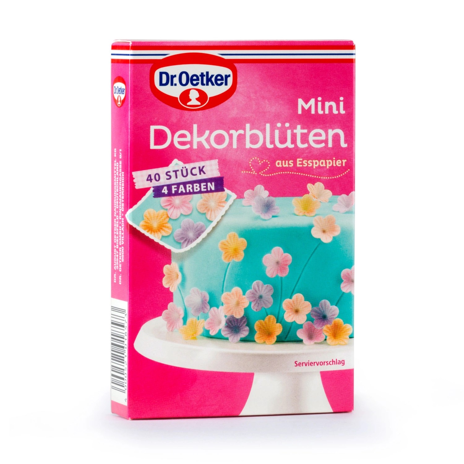 DR. OETKER Schoko und Zuckerdekor, Mini Dekorblüten HOFER