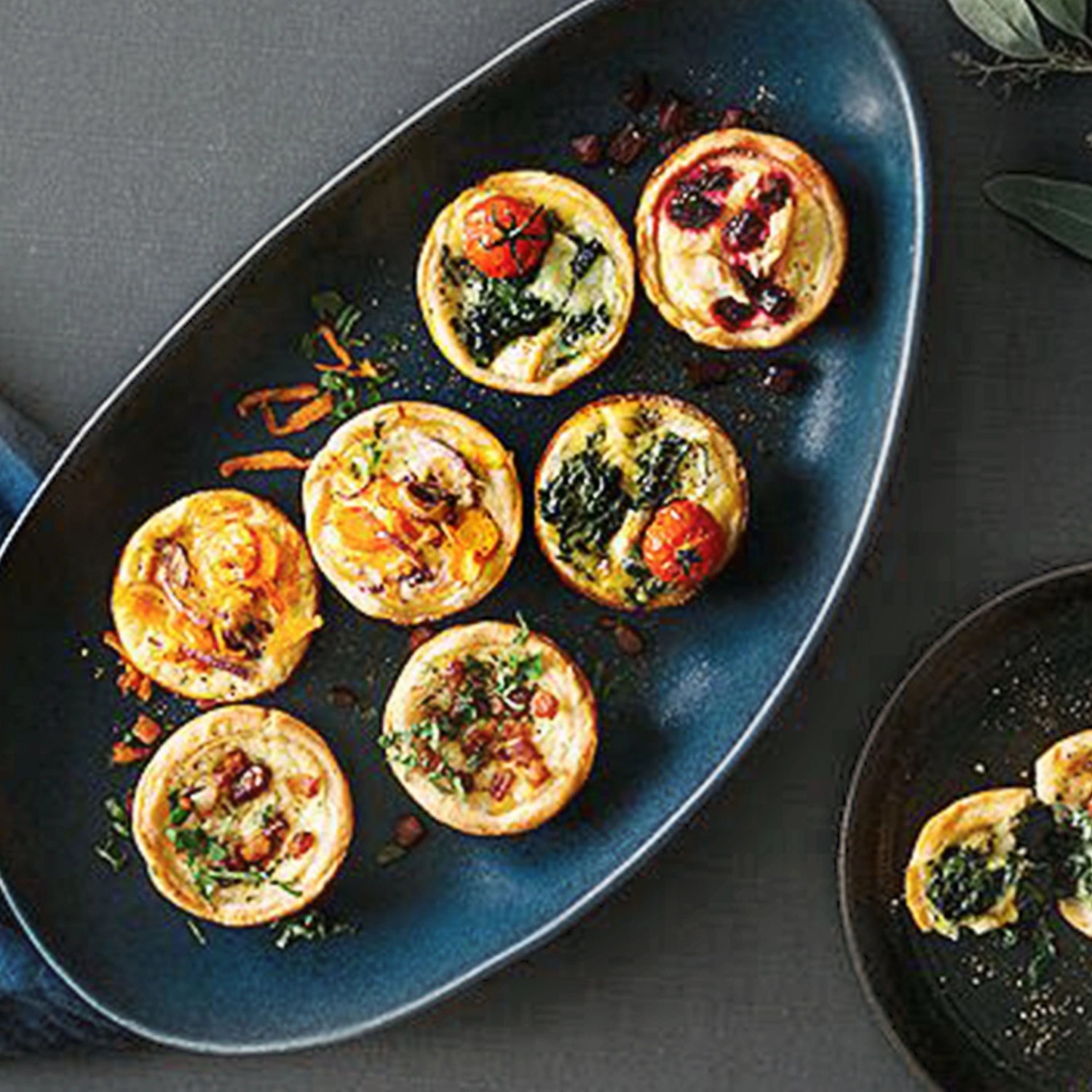 MiniQuiches ein Teig, vier Varianten ALDI Rezeptwelt