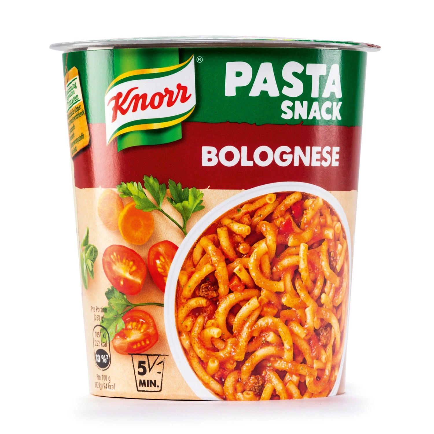 KNORR Snackbecher, Spaghetti an BologneseSauce HOFER