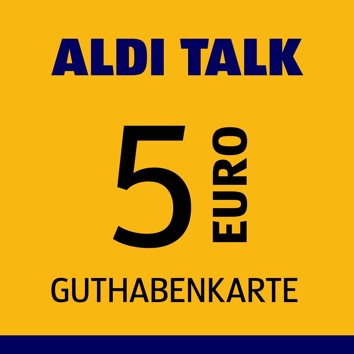 ALDI TALK Guthabenkarte 5€ ALDI SÜD