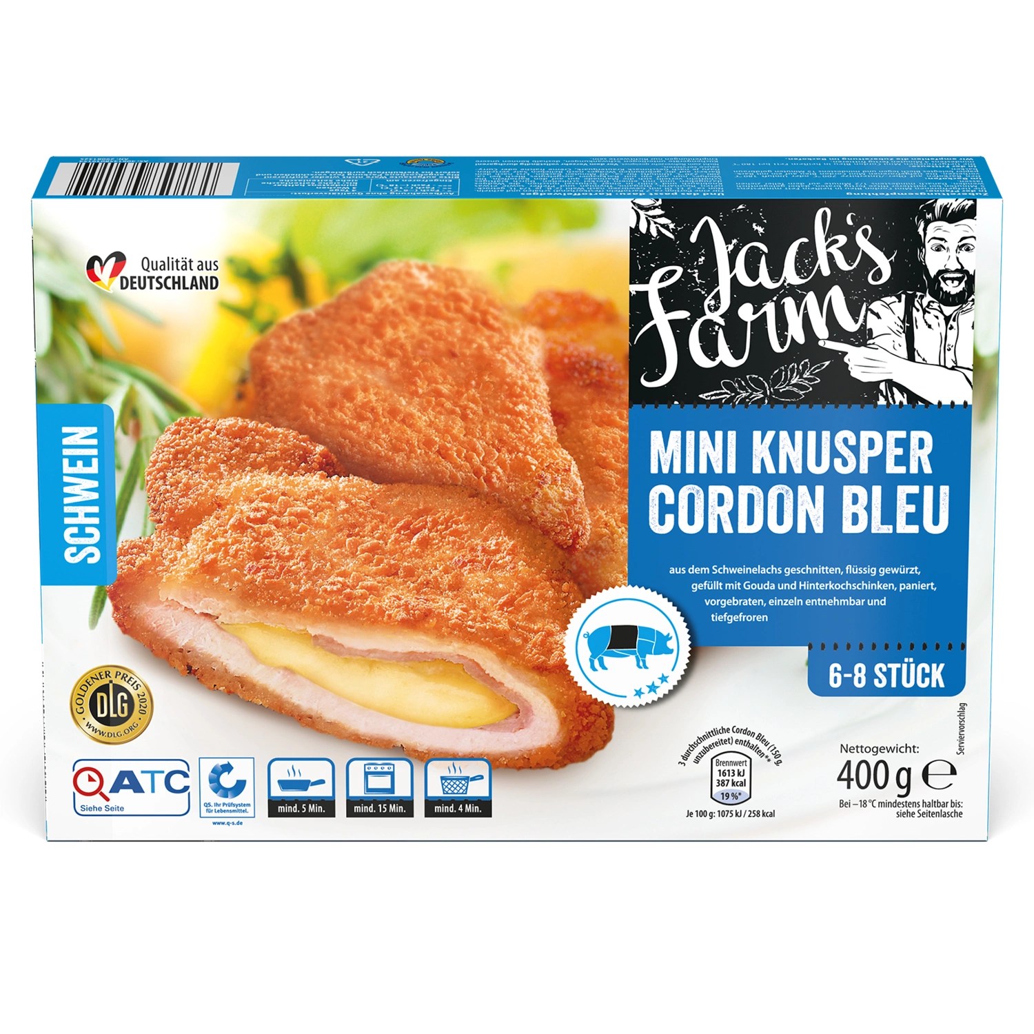 Jack's Farm Mini Knusper Schnitzel 400 g ALDI SÜD