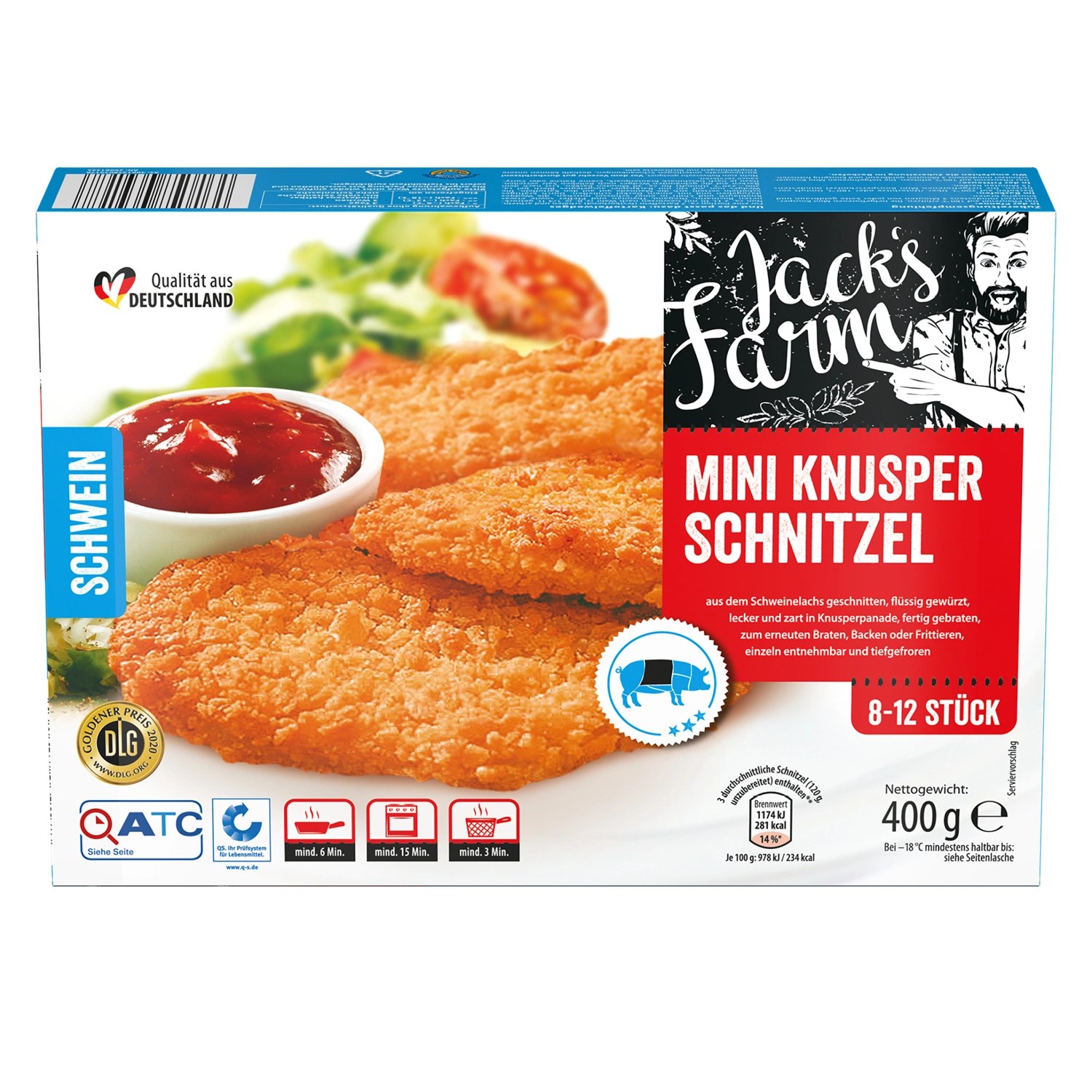 Jack's Farm Mini Knusper Schnitzel 400 g ALDI SÜD
