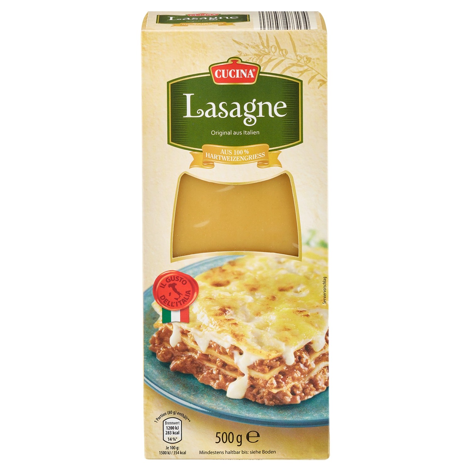 CUCINA® Lasagne 500g ALDI SÜD