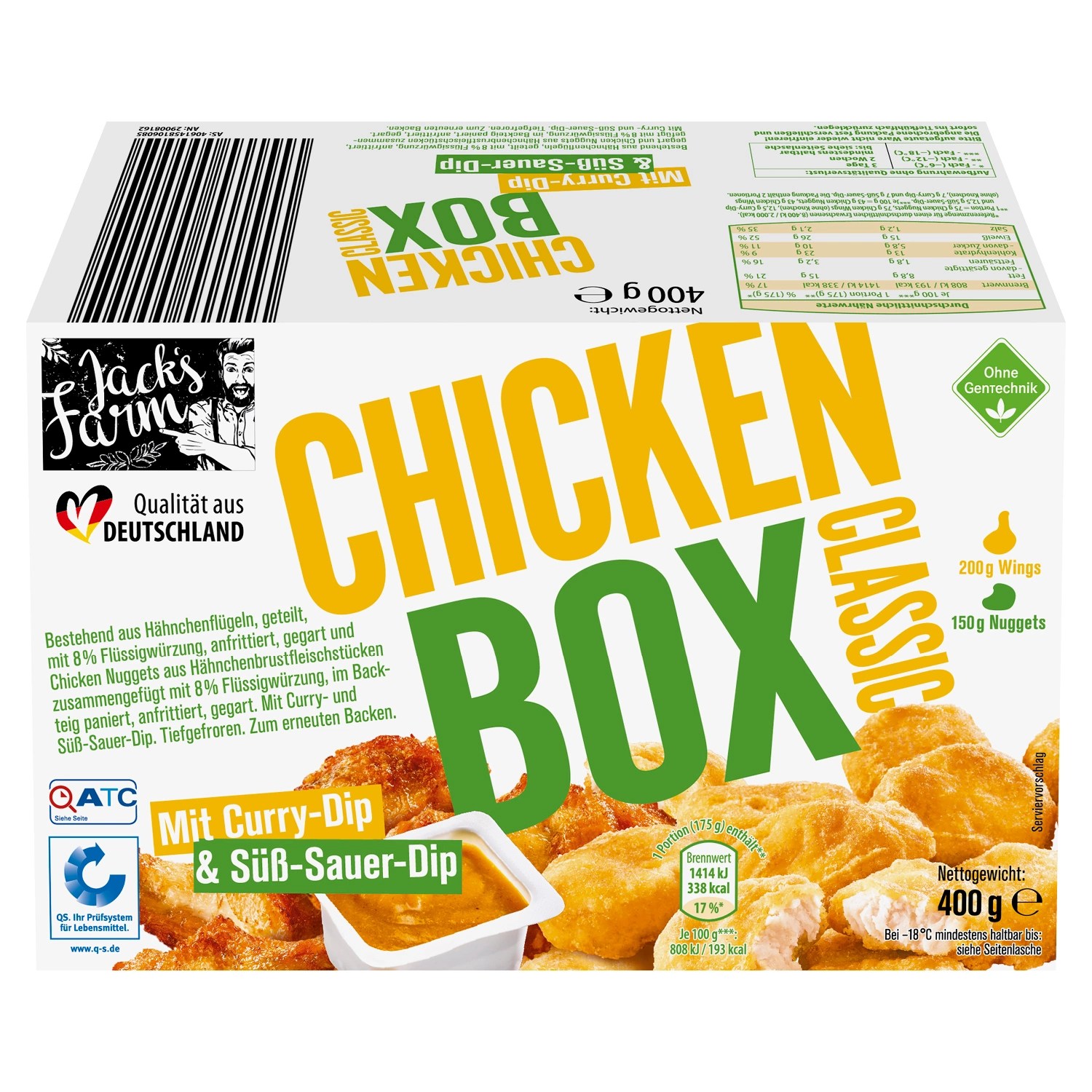 Jack‘s Farm Chicken Box 400 g ALDI SÜD