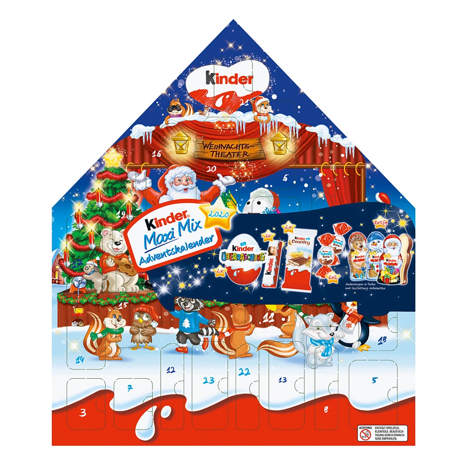 kinder® Maxi Mix Adventskalender 351 g* ALDI SÜD