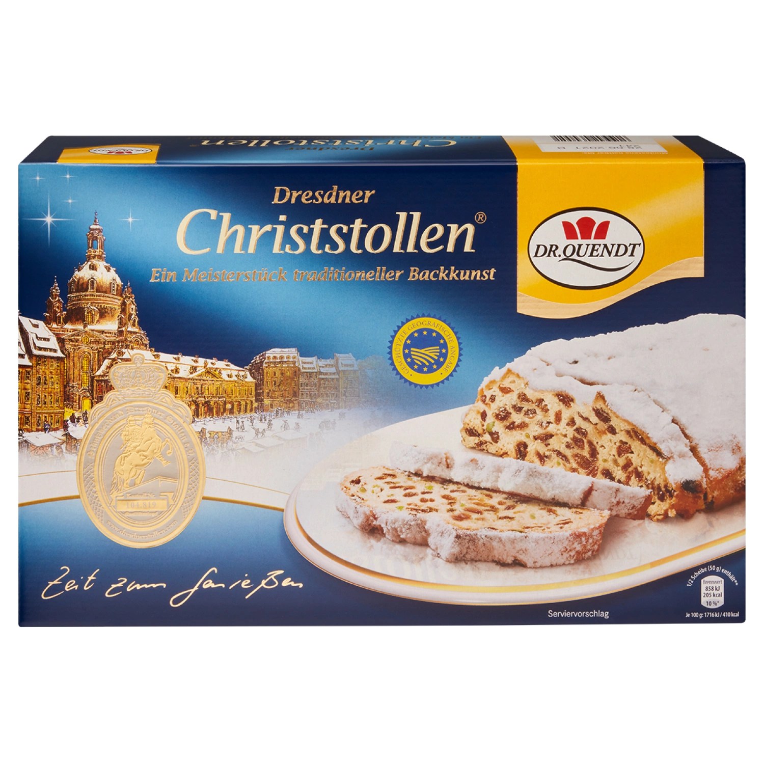 DR. QUENDT Dresdner Christstollen 1 kg ALDI SÜD