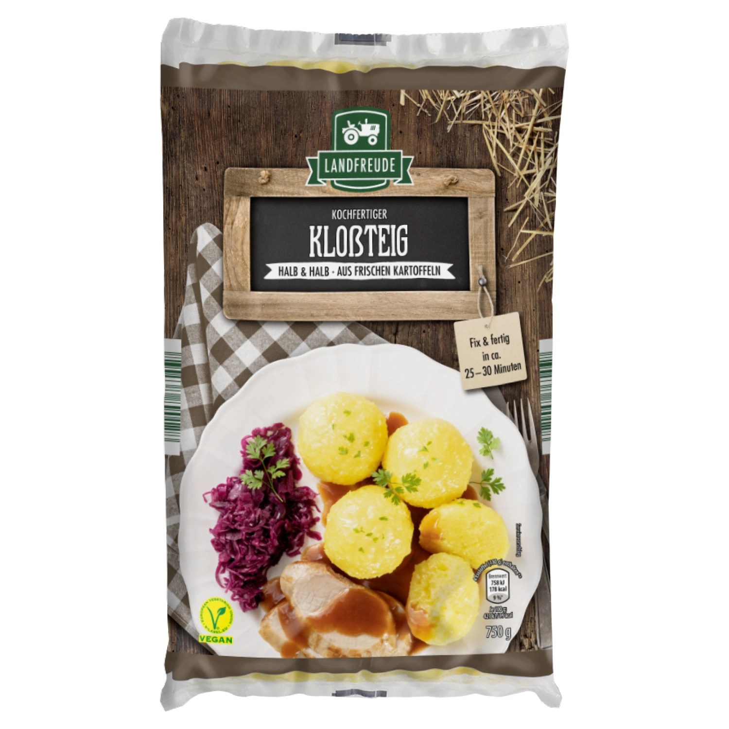 LANDFREUDE Kochfertiger Kloßteig 750 g ALDI SÜD