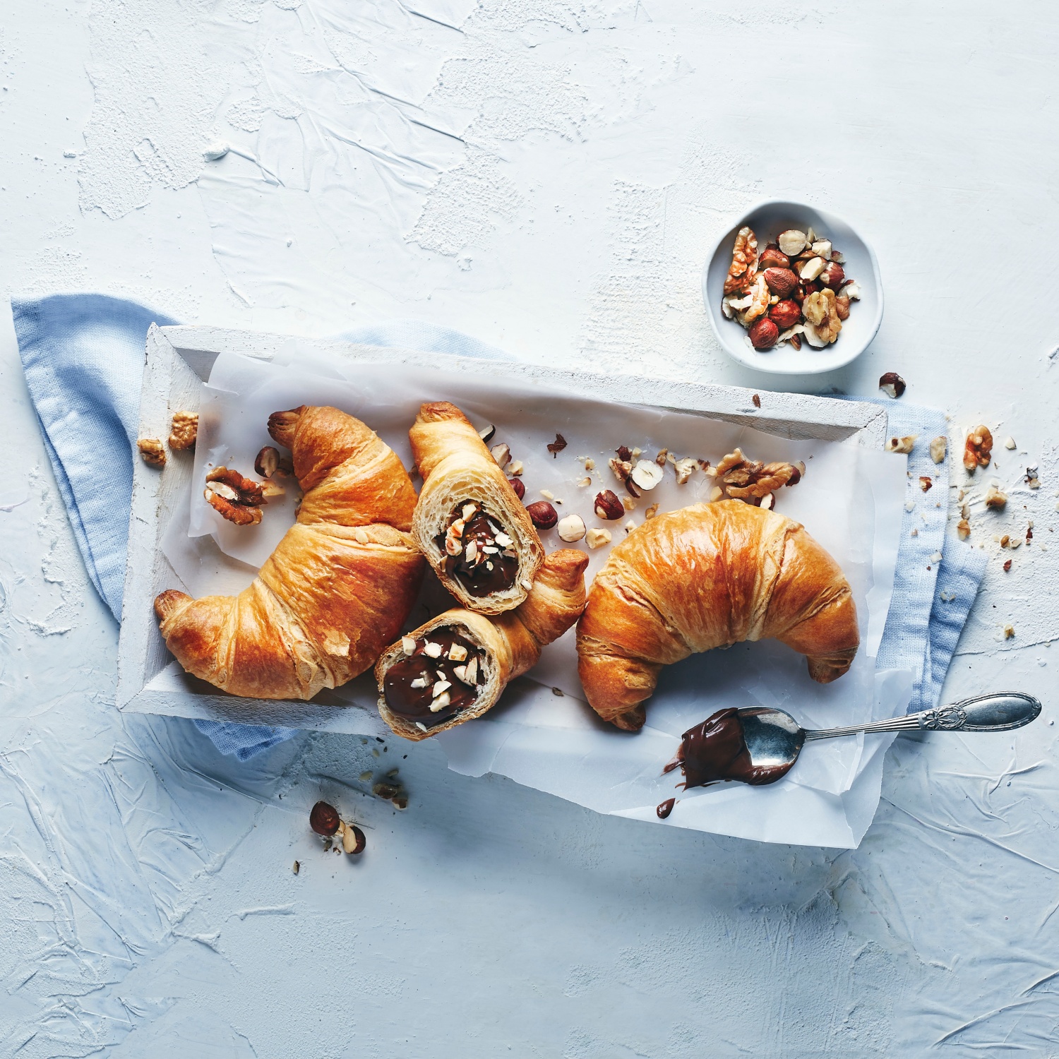 SchokoNussCroissant ALDI Rezeptwelt