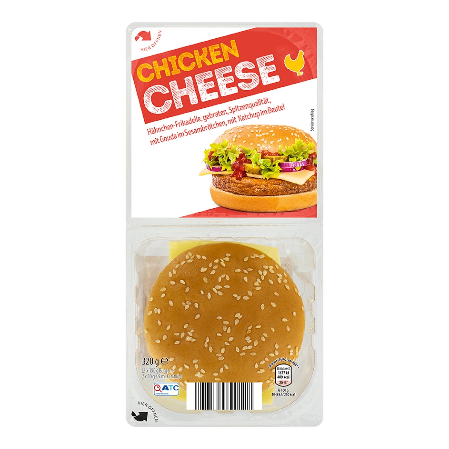 Burger 320 g ALDI SÜD