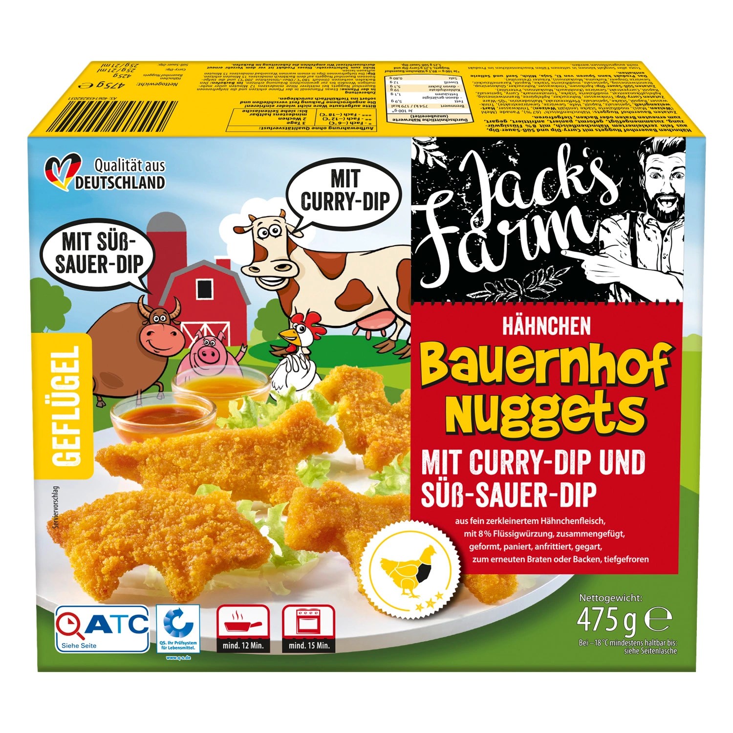 Jack's Farm Bauernhof Nuggets 475 g ALDI SÜD