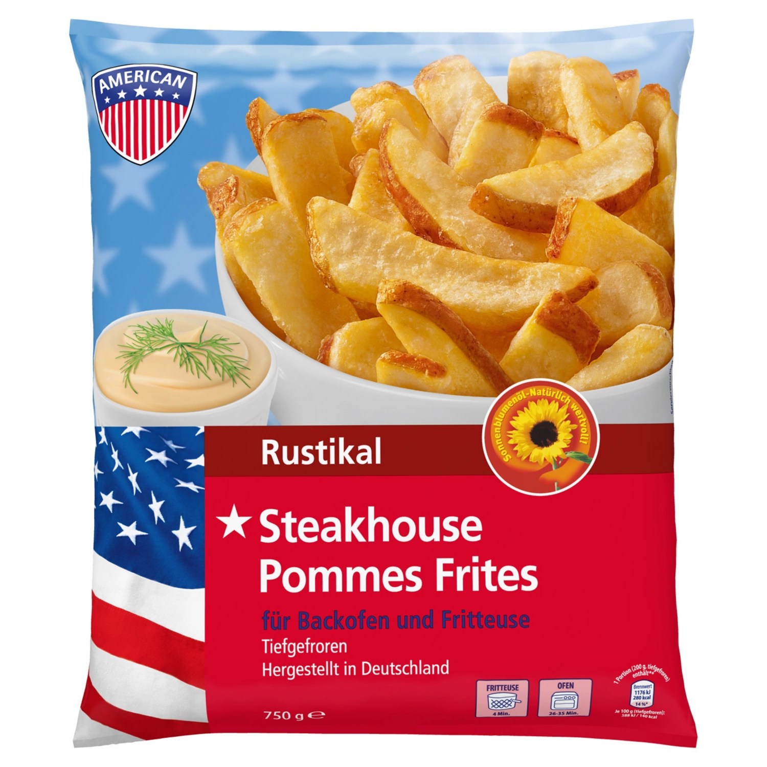 AMERICAN Steakhouse Pommes Frites 750 g* ALDI SÜD