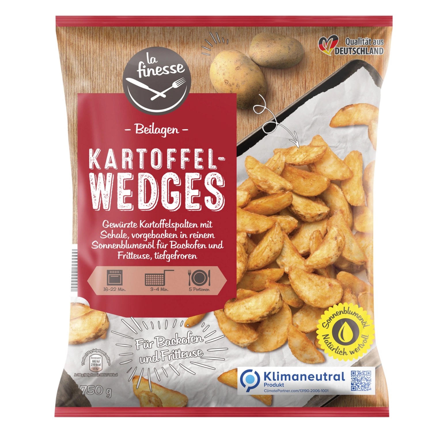 la finesse KartoffelWedges 750 g ALDI SÜD