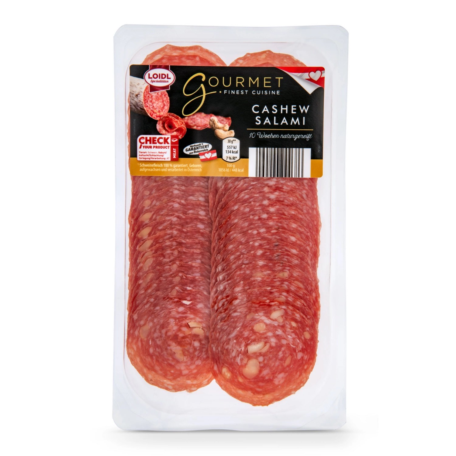 GOURMET NussSalami, Cashew HOFER