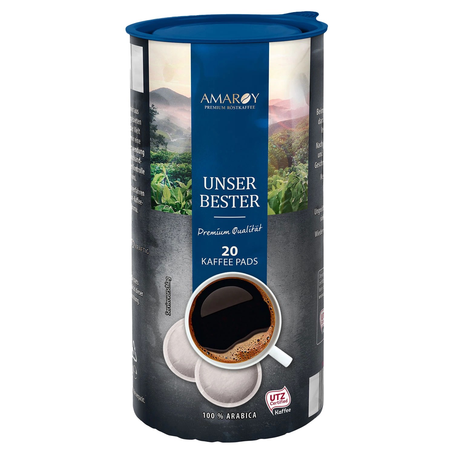 AMAROY KaffeePads "Unser Bester" 144 g für 1,69€ von Aldi sued