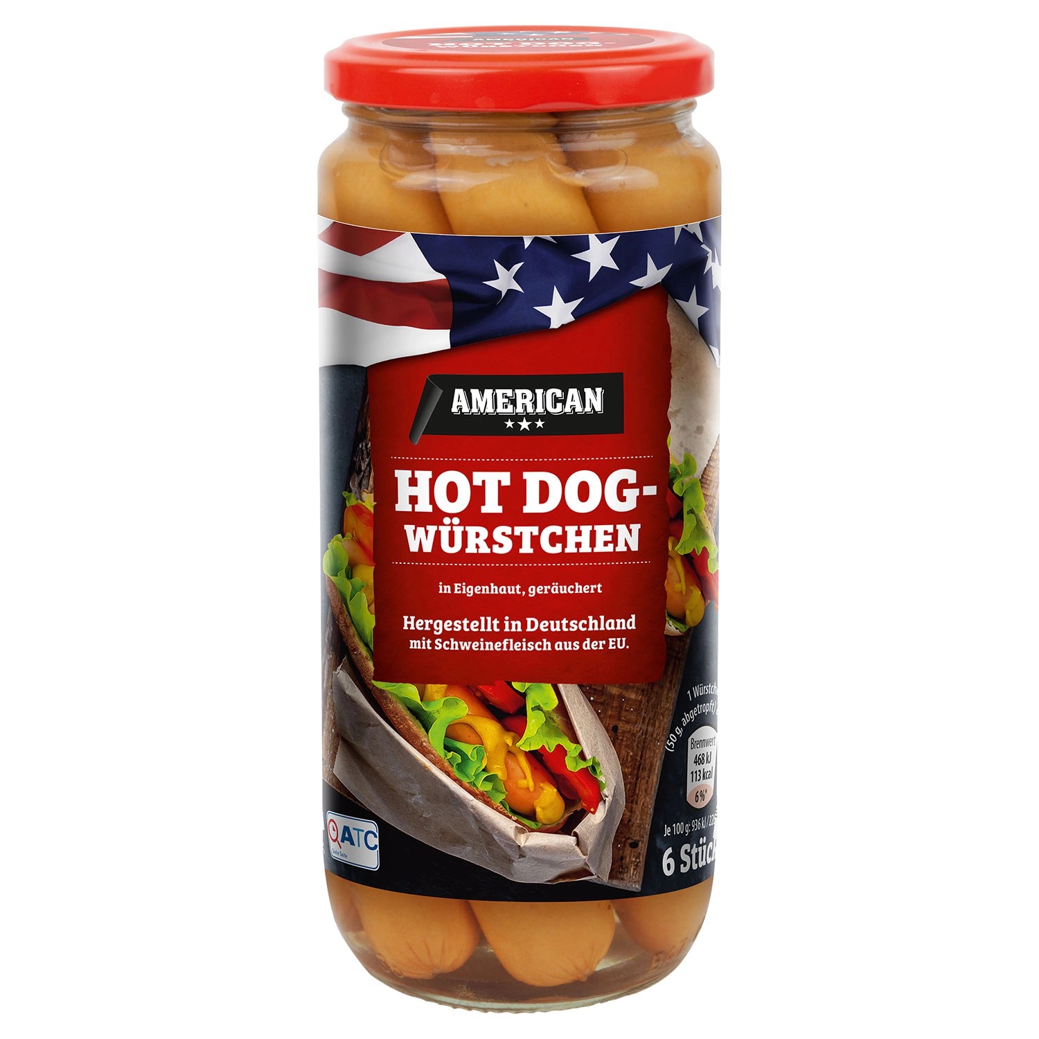 AMERICAN HotDogWürstchen 550 g ALDI SÜD