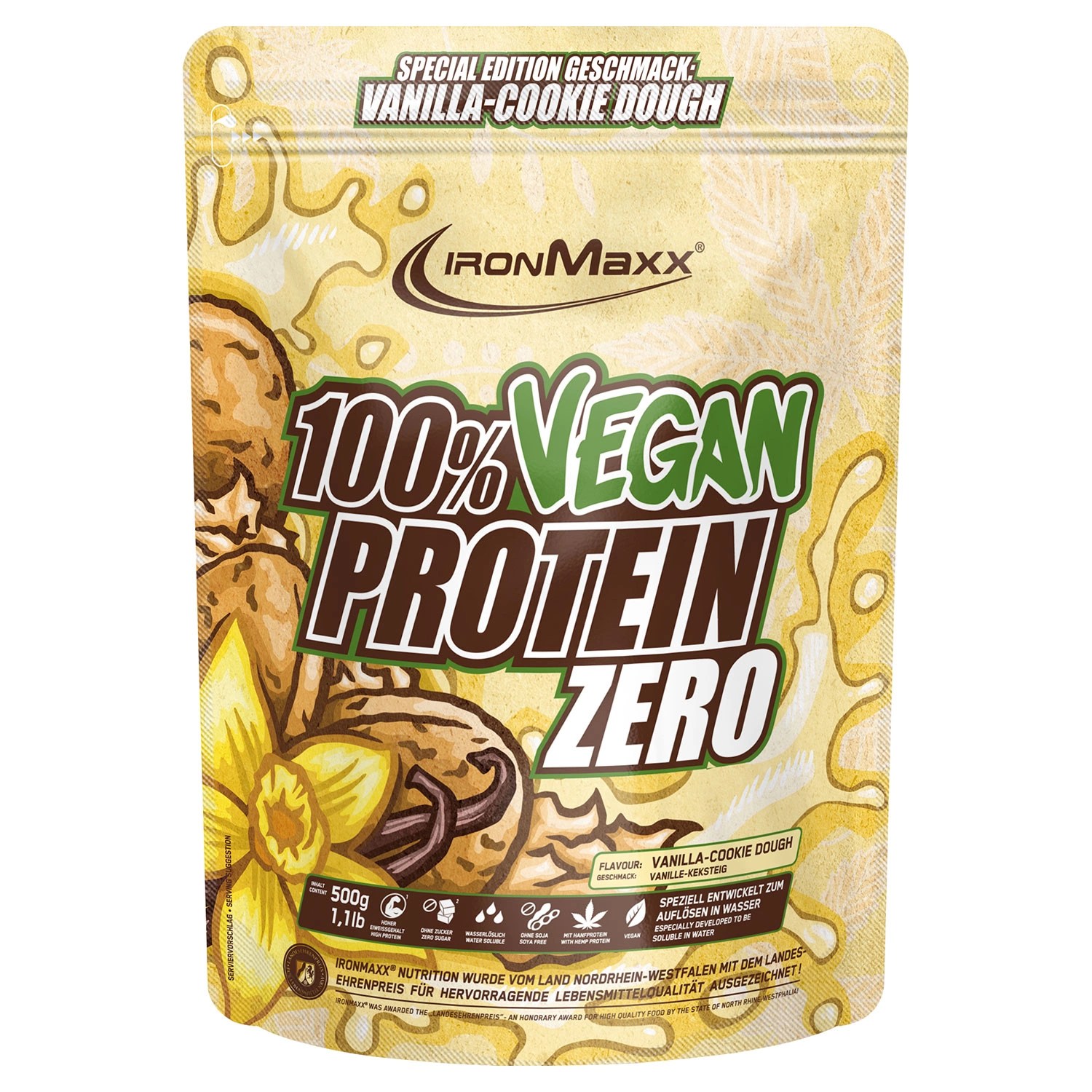 IRONMAXX® ProteinVielfalt 100 Vegan Protein Zero 500 g ALDI SÜD