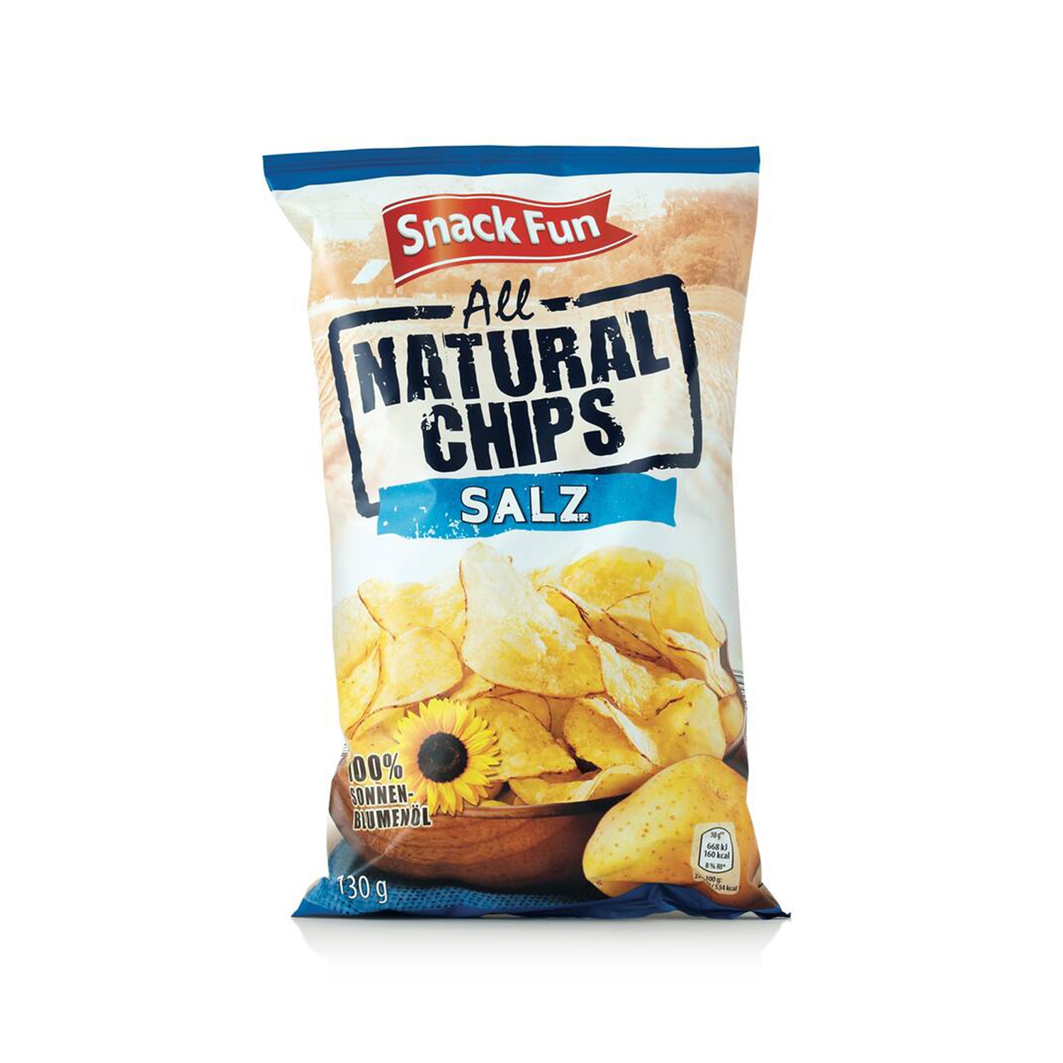 SNACK FUN All Natural Chips salate ALDI