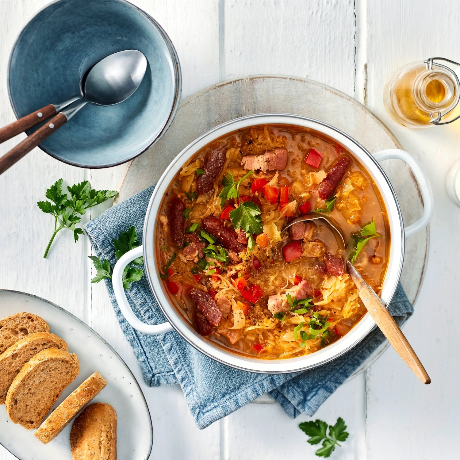 Deftiger SauerkrautEintopf mit Kabanossi ALDI Rezeptwelt