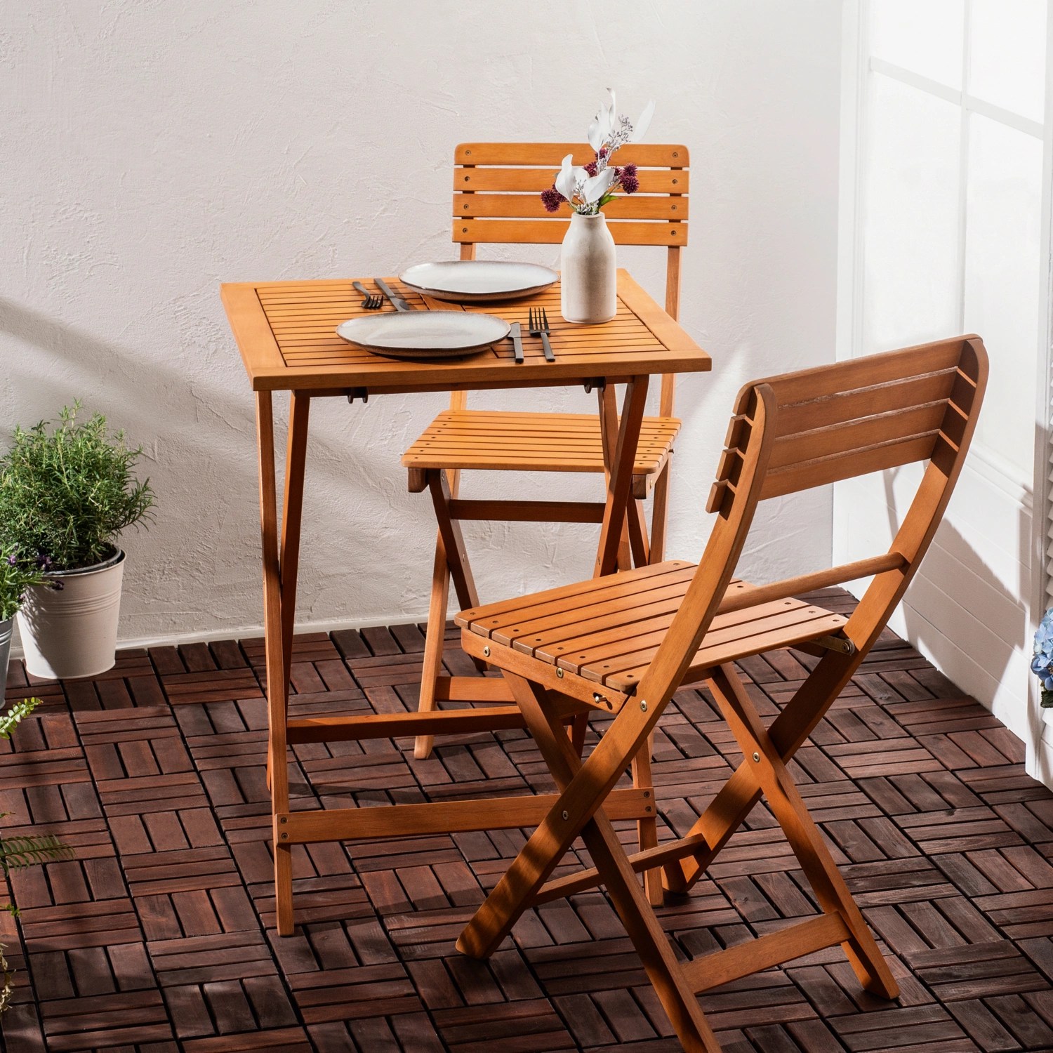 BELAVI Fa balkonszett, 3 részes ALDI