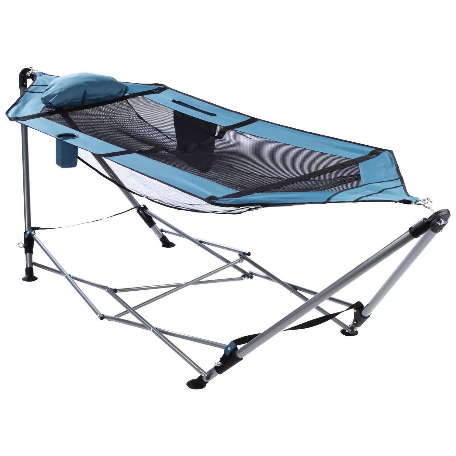 ADVENTURIDGE Faltbare Hängematte, Blau | ALDI SUISSE