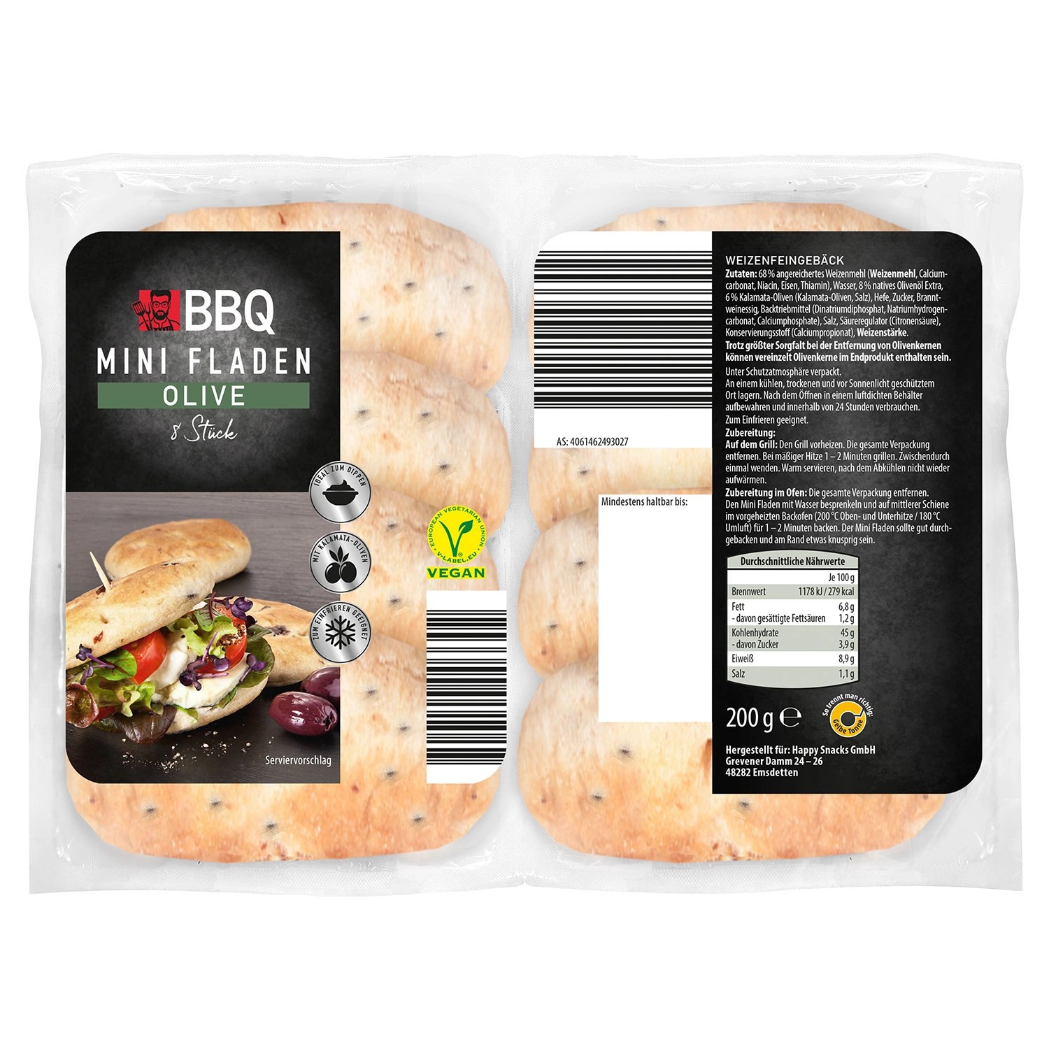 BBQ MiniFladen 200 g ALDI SÜD