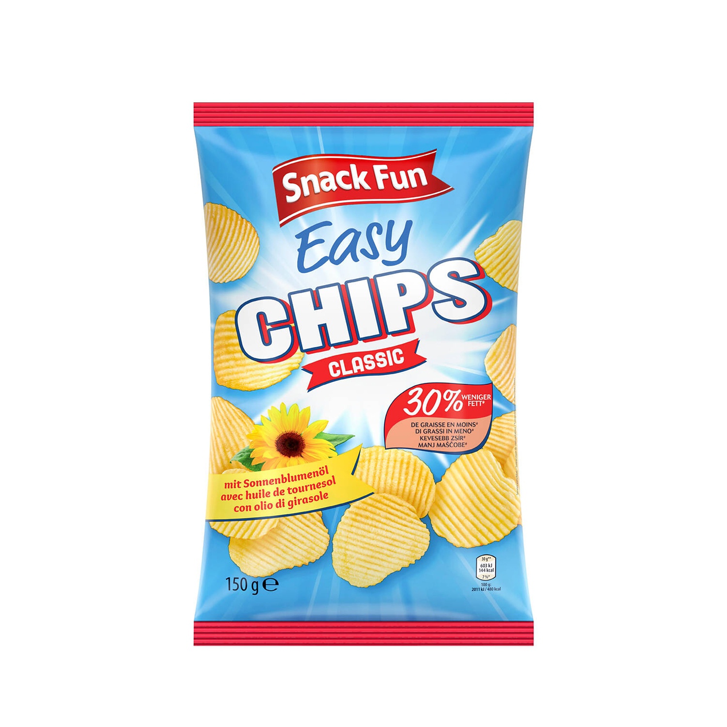 SNACK FUN Easy Chips salate ALDI