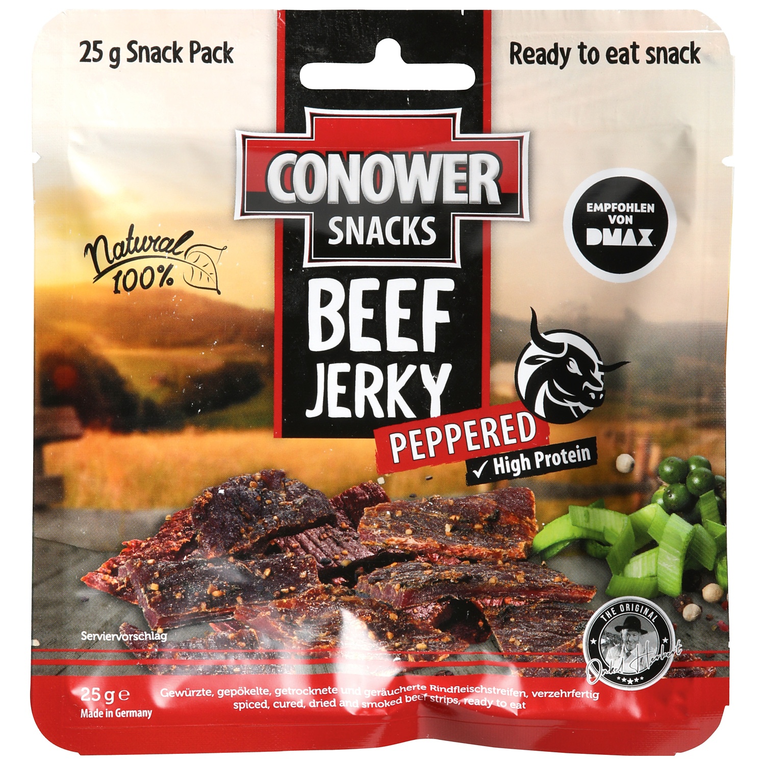 MALBUNER Spezialitäten, Beef Jerky Pepper ALDI SUISSE