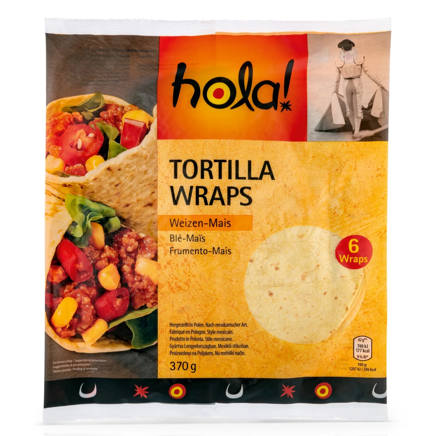 HOLA! Tortilla Wraps Mexico, Mais ALDI SUISSE