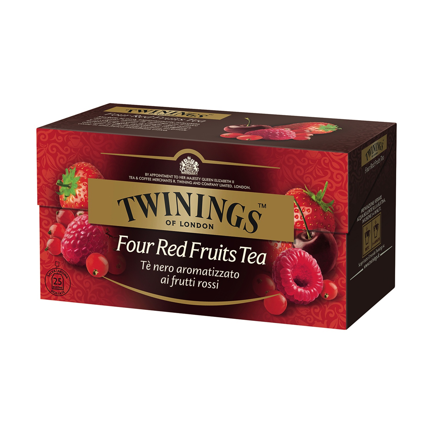 TWININGS Tè nero aromatizzato ai frutti rossi ALDI