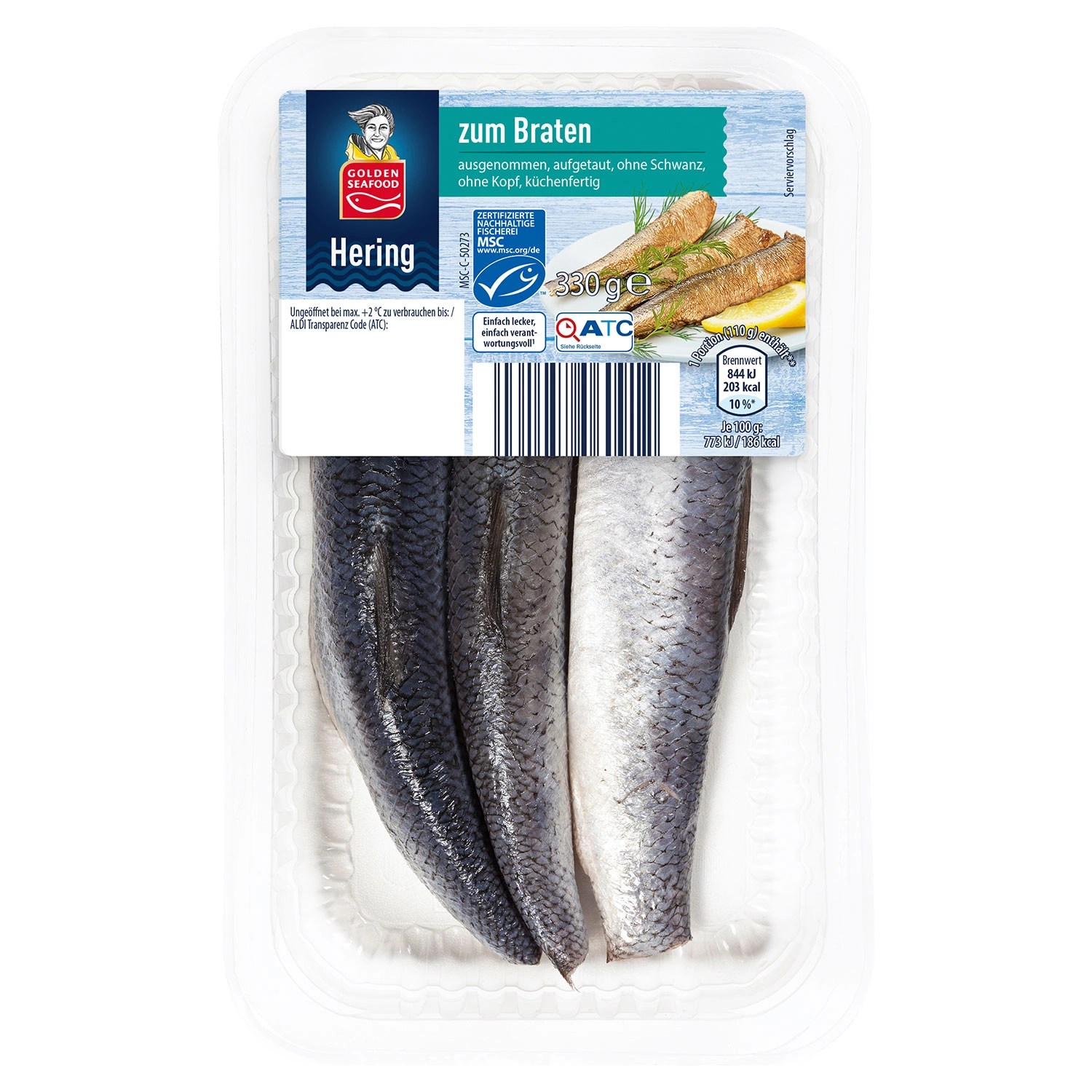 GOLDEN SEAFOOD Hering 330 g ALDI SÜD