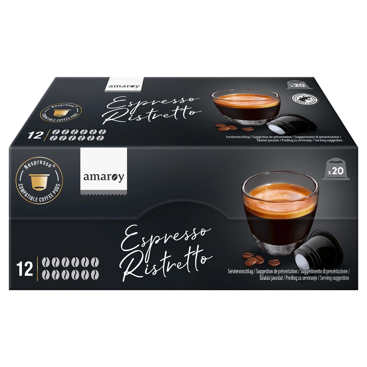 AMAROY Kapseln Espresso Ristretto, 20 Kapseln ALDI SÜD
