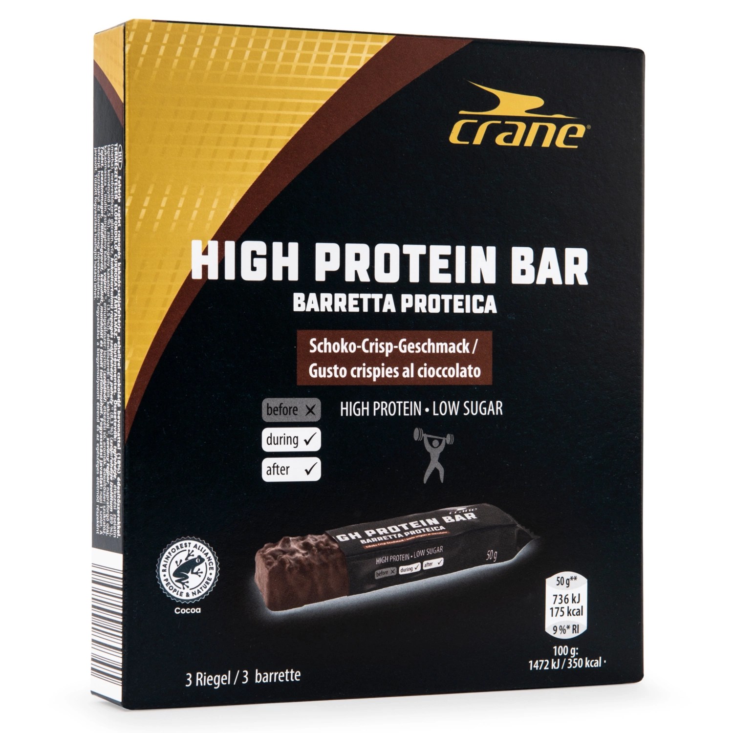 CRANE High Protein Riegel, SchokoCrispGeschmack HOFER