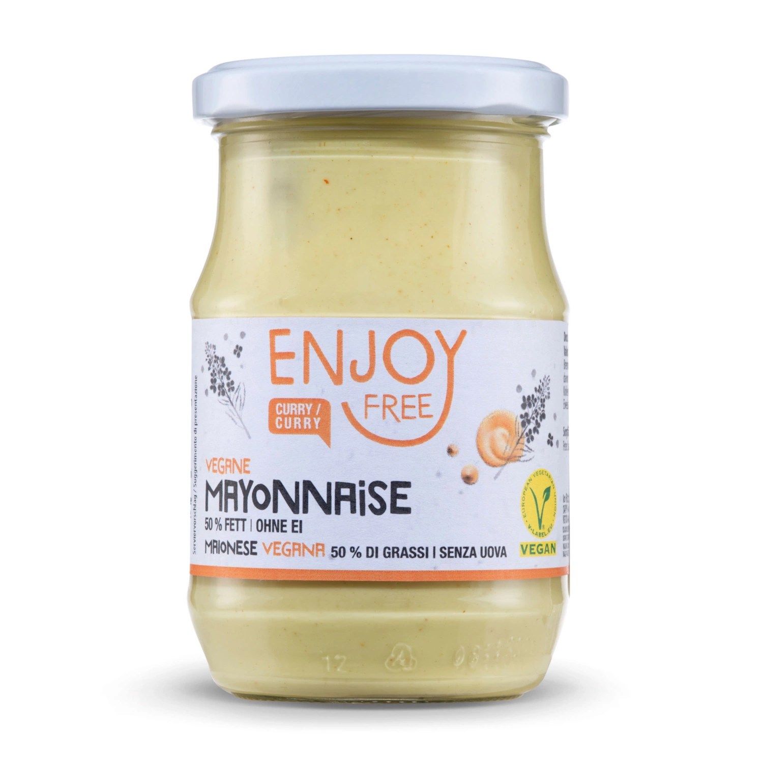 ENJOY FREE! Vegane Mayonnaise, Curry HOFER