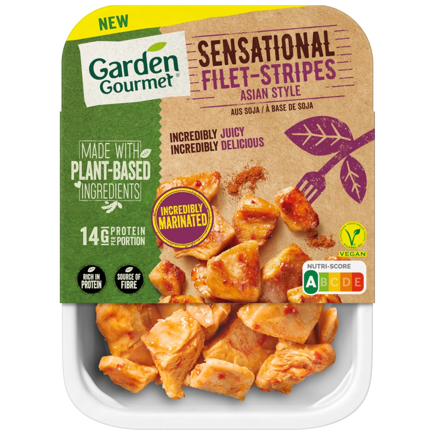 GARDEN GOURMET Sensational Filet Stripes Asia ALDI SUISSE