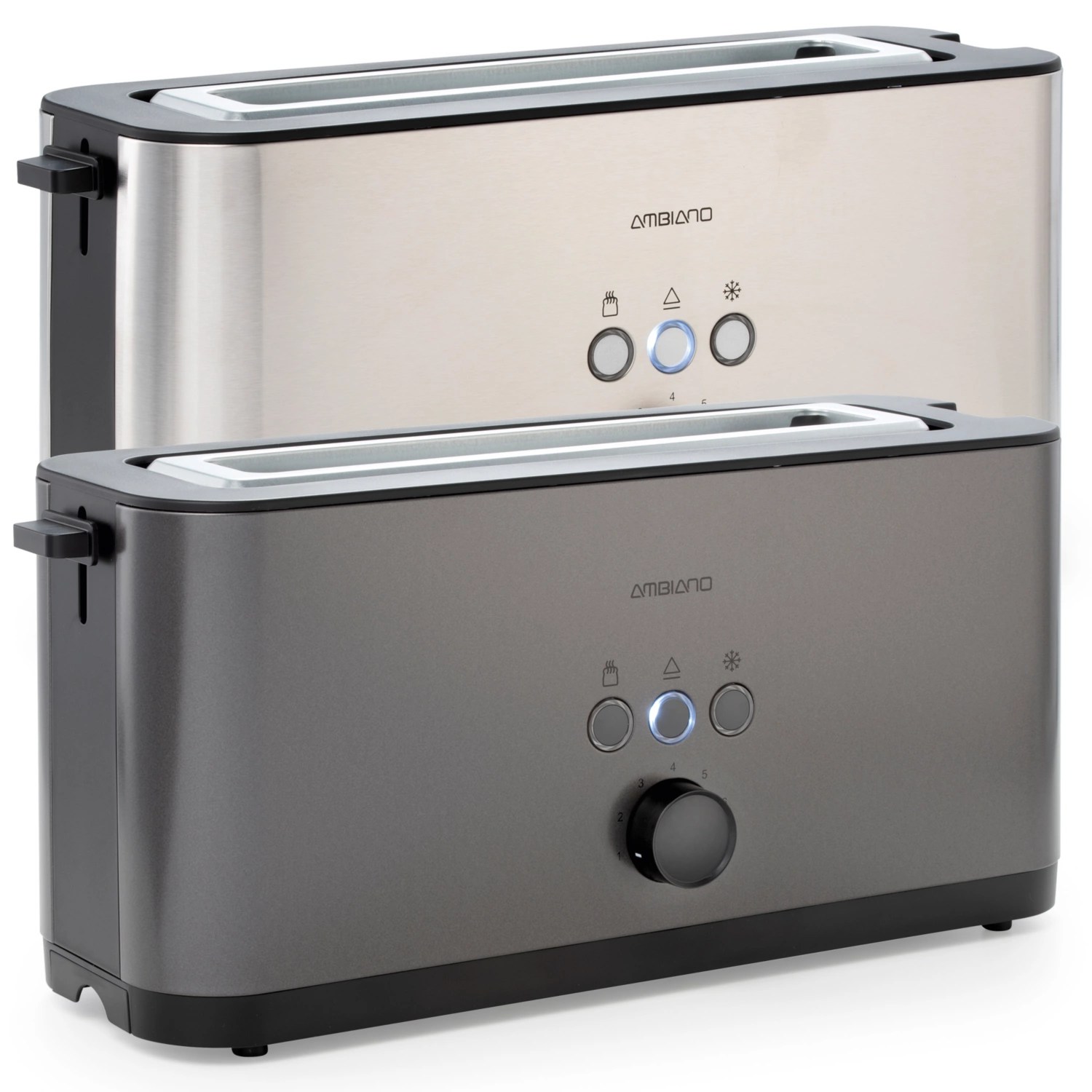 AMBIANO Edelstahl Wasserkocher & Toaster HOFER