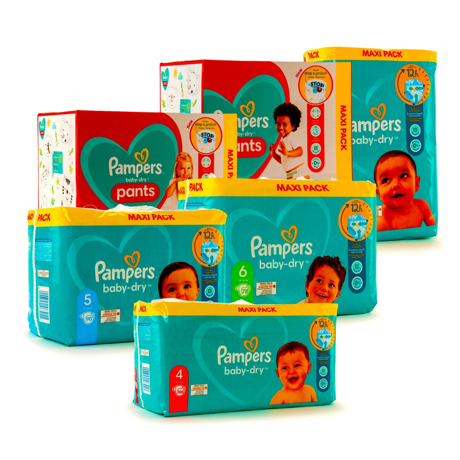 PAMPERS Baby Dry Maxi Pack HOFER